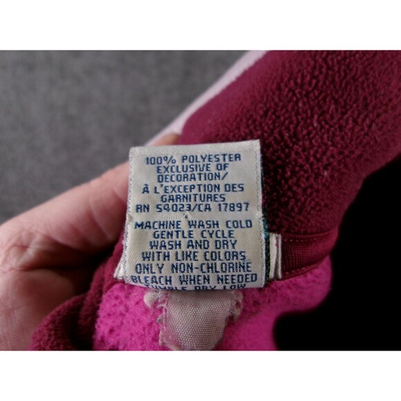 Old Navy Jacket Womens M Pink Full Zip Fleece Stand Collar Pockets Casual - Picture 7 of 9